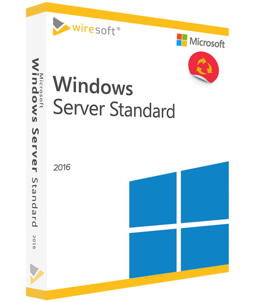 MICROSOFT WINDOWS SERVER 2016 STANDARD 16-CORE